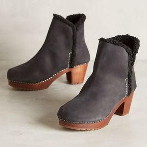 Anthropologie Miss Albright Milo Clog Booties 10